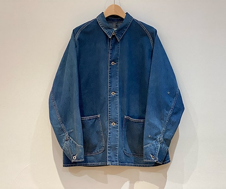 【A.PRESSE/アプレッセ】Denim Coverall Jacket